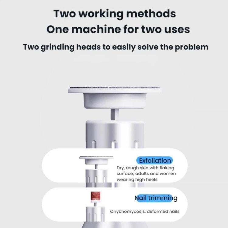 Waterproof Electric Pedicure With Multi-Speed Adjustable Foot File