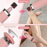 Electric Foot File with Forward/Reverse Rotation 6-Speed Exfoliator for Calluses