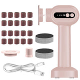 Pistol Grip Electric Callus Remover With LCD Screen Rechargeable 6 Speed Settings Portable Pedicure Tool