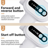 Pistol Grip Electric Callus Remover With LCD Screen Rechargeable 6 Speed Settings Portable Pedicure Tool