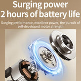 Pistol Grip Electric Callus Remover With LCD Screen Rechargeable 6 Speed Settings Portable Pedicure Tool