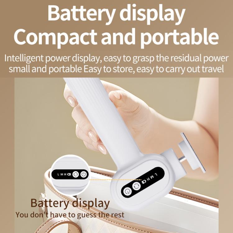 Pistol Grip Electric Callus Remover With LCD Screen Rechargeable 6 Speed Settings Portable Pedicure Tool