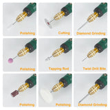 Rechargeable Electric Grinding Pen Kit 3-Speed Adjustable Cordless Engraver with LED Indicator