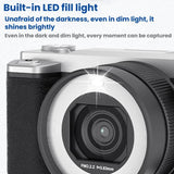 5K Flip Screen Dual Lens With Beauty Digital Camera