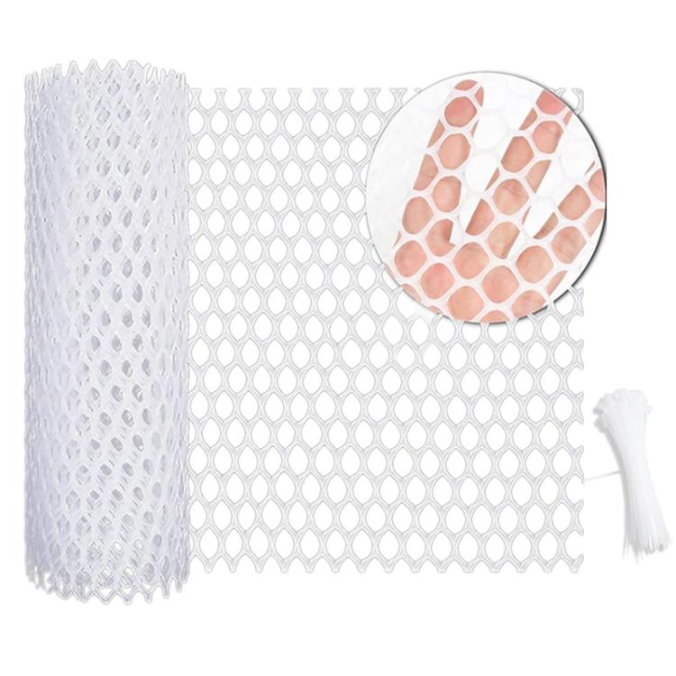 40x300cm Hexagonal Plastic Fence Gardening Flower Poultry Enclosure