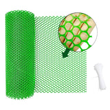 40x300cm Hexagonal Plastic Fence Gardening Flower Poultry Enclosure
