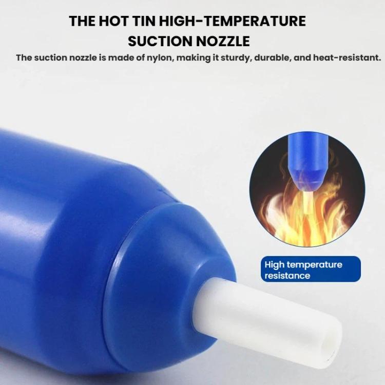 5pcs /Pack High-Temperature Resistant Nylon Desoldering Nozzle 17mm Heatproof Solder Suction Tip