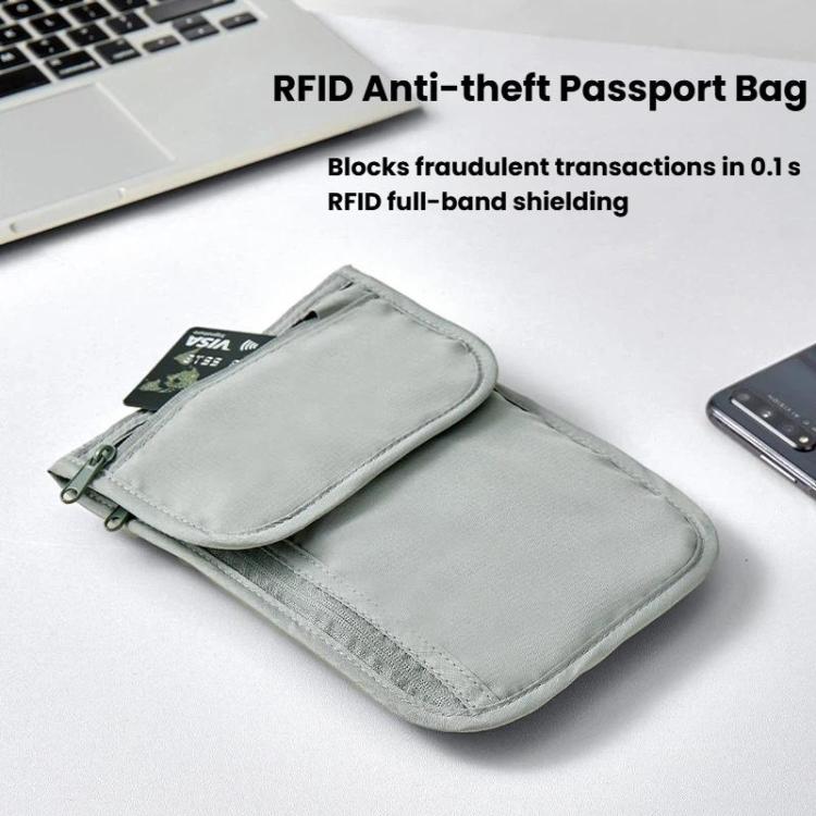 Multi-Function RFID Anti-Theft Waist Pack Passport Phone ID Crossbody Small Hanging Bag