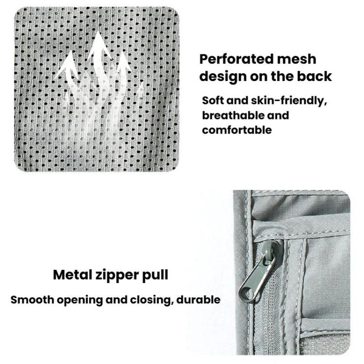 Multi-Function RFID Anti-Theft Waist Pack Passport Phone ID Crossbody Small Hanging Bag