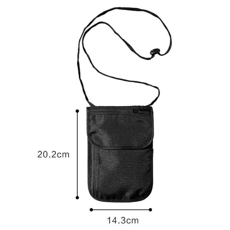 Multi-Function RFID Anti-Theft Waist Pack Passport Phone ID Crossbody Small Hanging Bag