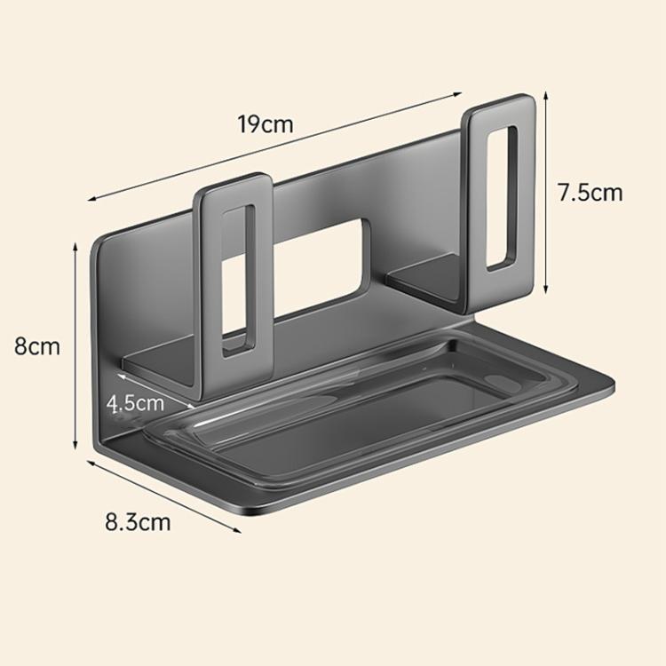 Wall-Mounted Pot Lid Holder & Cutting Board Organizer No Drill Kitchen Storage with Detachable Drip Tray