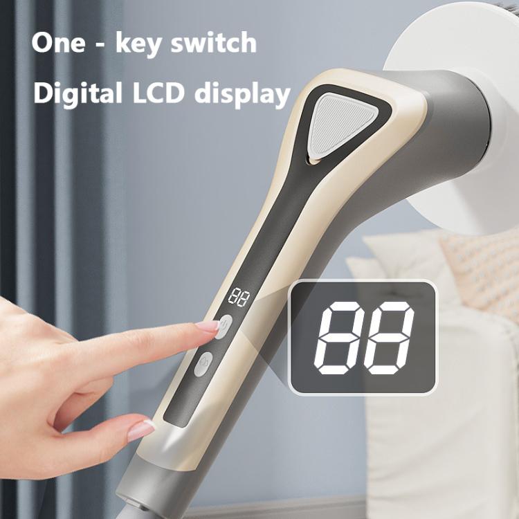 7 In 1 Extendable Electric Cleaning Brush Multi-Surface Scrubber for Bathroom, Stove, Car & Tile