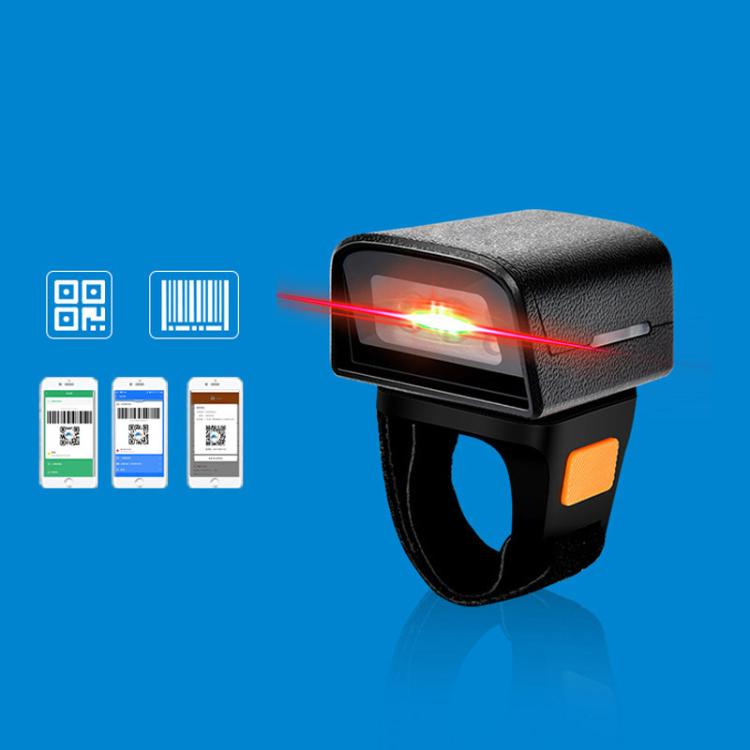 2D Ring Bluetooth Scanner Mini Wireless Barcode Scanner For Warehouse Logistics, Z01D Z01D
