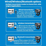 2D Ring Bluetooth Scanner Mini Wireless Barcode Scanner For Warehouse Logistics, Z01D