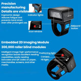 2D Ring Bluetooth Scanner Mini Wireless Barcode Scanner For Warehouse Logistics, Z01D