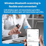 2D Ring Bluetooth Scanner Mini Wireless Barcode Scanner For Warehouse Logistics, Z01D