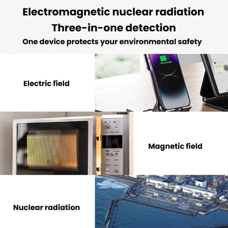 FNIRSI GC-03 3 In 1Electromagnetic Nuclear Radiation Detector For Seafood Environmental Use