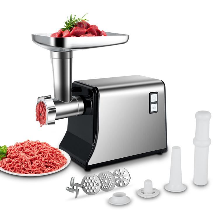 Stainless Steel Electric Meat Grinder Sausage Stuffer Home Use Mincer Machine, EU Plug, US Plug