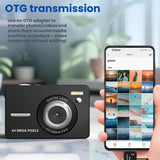 CDF6 Entry-Level Digital Camera With 64MP Photo & 4K Video Auto Focus, 2.8-Inch LCD Screen, Built-In Flash