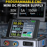 FNIRSI DPS-150 CNC DC Adjustable Regulated Power Supply High-Power Portable Power Supply Upper Computer, Standard, High US Plug, High EU Plug
