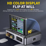 FNIRSI DPS-150 CNC DC Adjustable Regulated Power Supply High-Power Portable Power Supply Upper Computer, Standard, High US Plug, High EU Plug