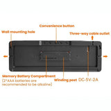 Night Glow Living Room Wall Clock Simple LED Digital Clock