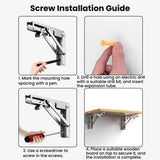 2pcs Foldable Triangle Bracket Wall-Mounted Storage Shelf Shelf Bracket, White 20cm, White 25cm, White 30cm, White 35cm, White 40cm, White 45cm, White 50cm, Black 20cm, Black 25cm, Black 30cm, Black 35cm, Black 40cm, Black 45cm, Black 50cm             ...