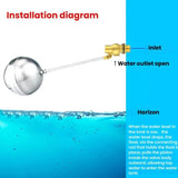 1/2 Inch/20mm Stainless Steel Float Valve for Water Heaters, Rice Steamers, Water Tanks, 2cm+201 Ball, 5cm+201 Ball, 7cm+201 Ball, 2cm+304 Ball, 5cm+304 Ball, 7cm+304 Ball