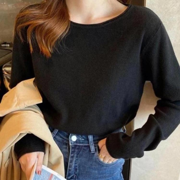 Innerwear Base Layer Long-sleeved Crew Neck Sweater, S, M, L, XL