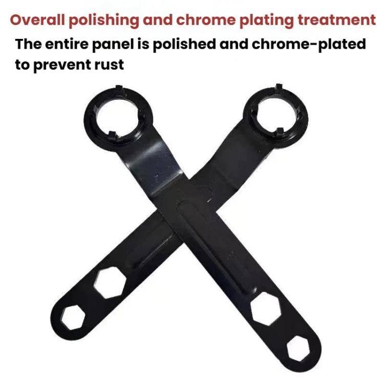 Thickened Four-Jaw Angle Grinder Wrench Grinding Wheel Disassembly Assembly Tools, 2pcs