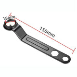 Thickened Four-Jaw Angle Grinder Wrench Grinding Wheel Disassembly Assembly Tools, 2pcs