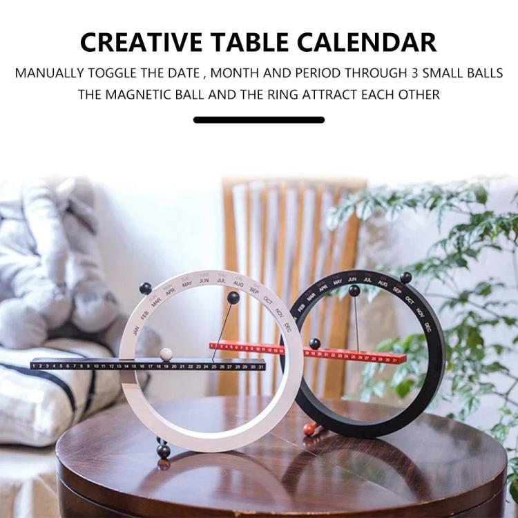 Magnetic Ball Perpetual Calendar Wall Decor Desktop Ornaments