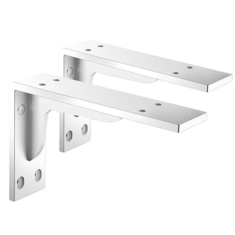 2pcs Triangle Support Bracket Wall-Mounted Right-Angle Iron Bracket, 14.5cm Black, 19cm Black, 24cm Black, 29.2cm Black, 34.3cm Black, 39.2cm Black, 44.3cm Black, 14.5cm White, 19cm White, 24cm White, 29.2cm White, 34.3cm White, 39.2cm White, 44.3cm White