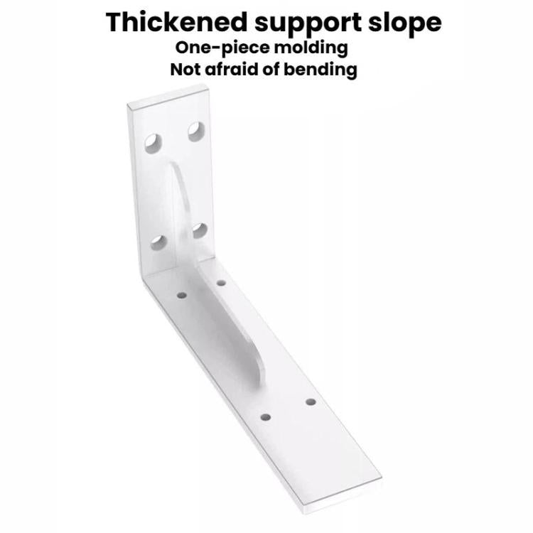 2pcs Triangle Support Bracket Wall-Mounted Right-Angle Iron Bracket, 14.5cm Black, 19cm Black, 24cm Black, 29.2cm Black, 34.3cm Black, 39.2cm Black, 44.3cm Black, 14.5cm White, 19cm White, 24cm White, 29.2cm White, 34.3cm White, 39.2cm White, 44.3cm White