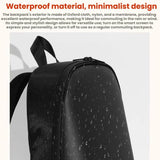 DIY Pattern Backpack With Illuminated LED Display Waterproof Schoolbag