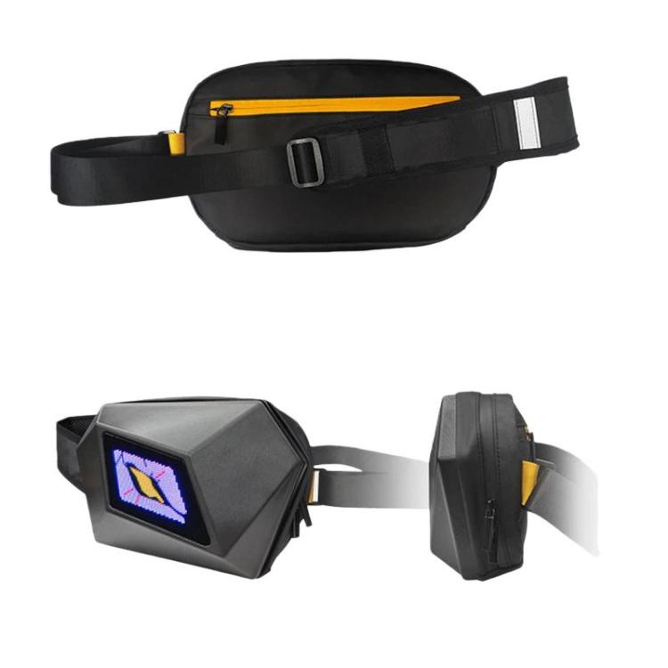 LED Illuminated Shoulder Bag Outdoor Water-Repellent Motorcycle Bag