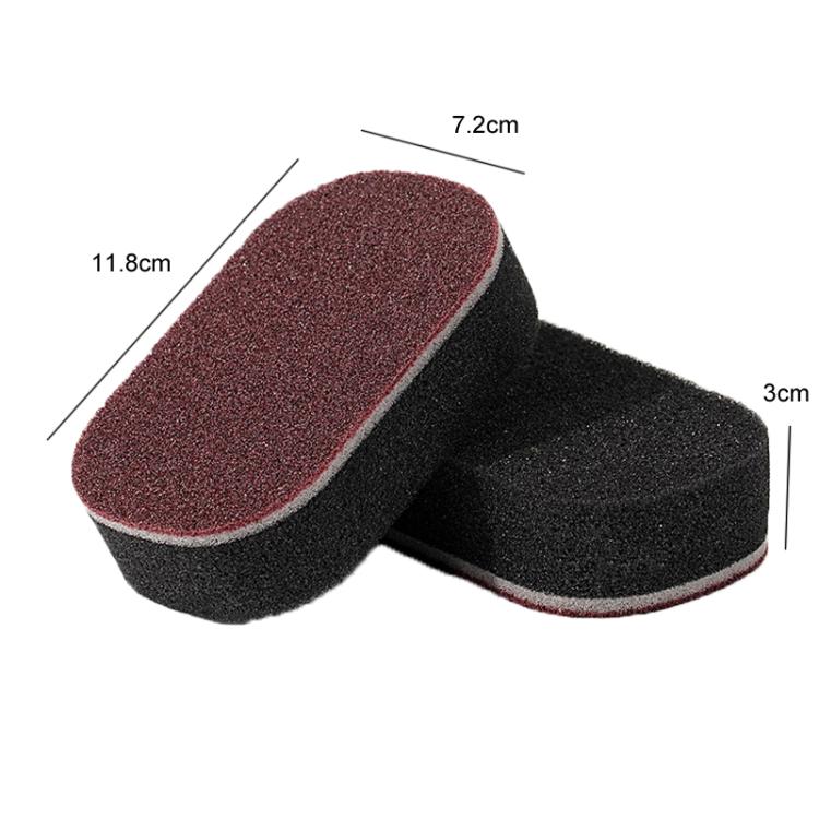 5pcs /Set Household Rust Remover Pot Cleaner Black Grime Diamond Abrasive Sponge Brush, 5pcs /Set
