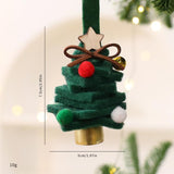 Mini Felt Christmas Tree Bell Hanging Christmas Decorations