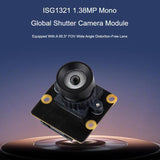 1.38 MP B/W Global Shutter Camera Module 95.5 Degree Wide Angle Support 1280×1080 120fps, 32175