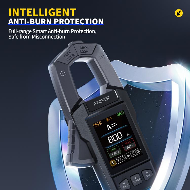 FNIRSI Fully Automatic Intelligent Current Clamp Multimeter, DMC-100
