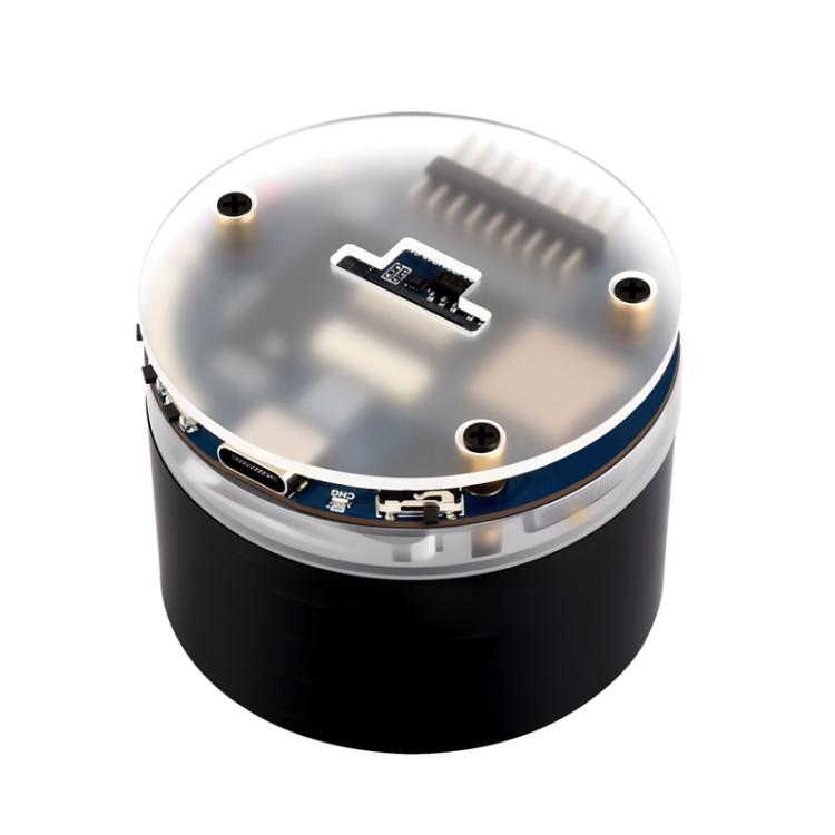 WAVESHARE ESP32-S3 AI Smart Speaker Development Board Dual-Mic Noise Reduction Echo Cancellation Surround RGB Light Effect, No Battery, With Battery No Battery