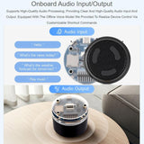 WAVESHARE ESP32-S3 AI Smart Speaker Development Board Dual-Mic Noise Reduction Echo Cancellation Surround RGB Light Effect, No Battery, With Battery