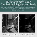 Smart Night Vision WiFi Wireless Voice Intercom Monitoring Video Doorbell