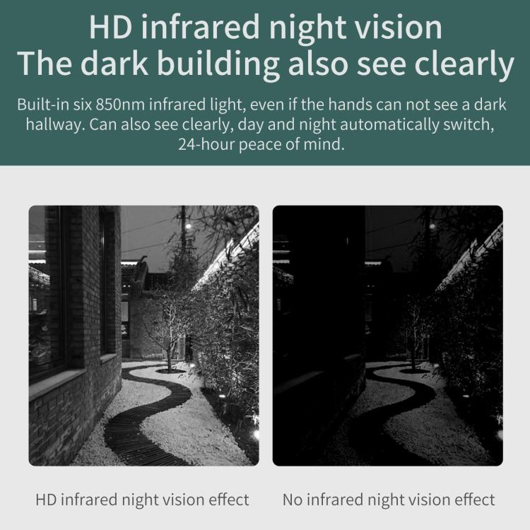 Smart Night Vision WiFi Wireless Voice Intercom Monitoring Video Doorbell