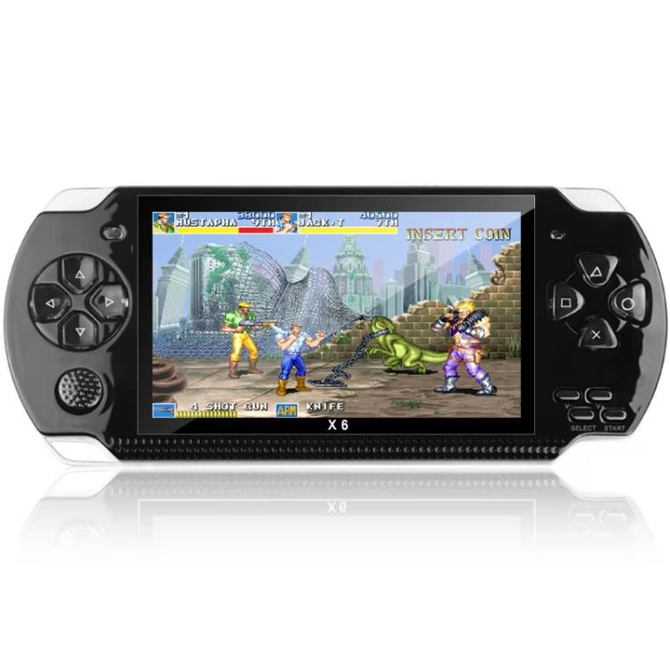 X6 Pocket Gaming Console 4.3 Inch HD Gaming Handheld, 8G With Camera, 32G No Camera