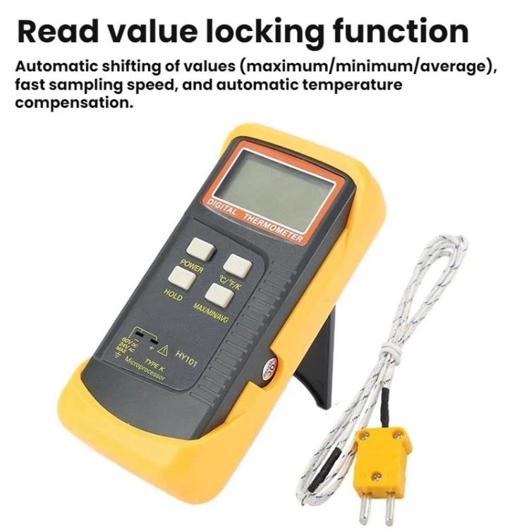 Dual-channel Temperature Clamp Contact Industrial Thermometer