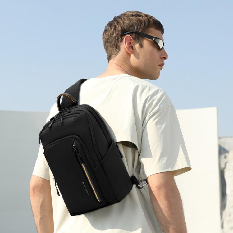 BANGE BG-7868 Men Casual Travel Chest Pack Versatile Crossbody Shoulder Bag