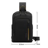 BANGE BG-7868 Men Casual Travel Chest Pack Versatile Crossbody Shoulder Bag