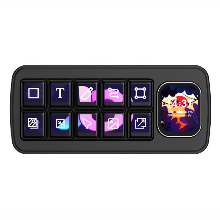 WAVESHARE MK10 Multi-Functional AI Voice Control Panel, 32329 32329 Black