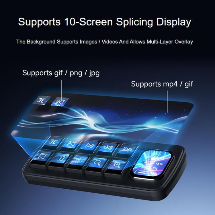 WAVESHARE MK10 Multi-Functional AI Voice Control Panel, 32329